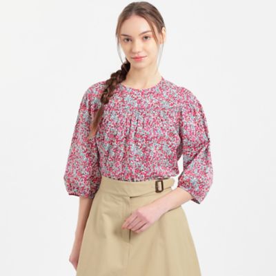 ＜MACKINTOSH PHILOSOPHY (Women)＞リバティプリントシャーリングブラウス（Ｈ５Ｍ０９１３２＿＿）