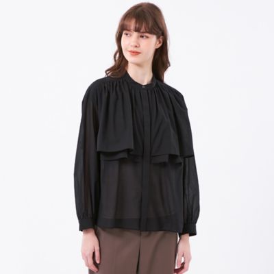 ＜MACKINTOSH PHILOSOPHY (Women)＞ボイルローンラッフルブラウス（Ｈ５Ｍ１２６２８＿＿）