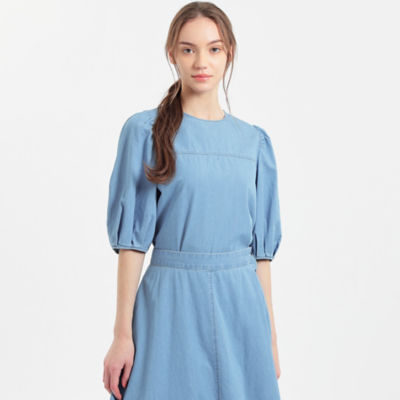 ＜MACKINTOSH PHILOSOPHY (Women)＞ライトデニムブラウス（Ｈ５Ｍ１４１４４＿＿）