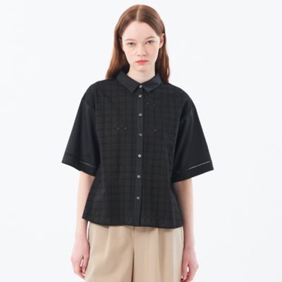 【SALE】MACKINTOSH PHILOSOPHY (Women)/マッキントッシュ フィロソフィー スクエアレースブラウス(H5M16602__) クロ09L トップス【三越伊勢丹/公式】