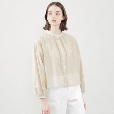 ＜MACKINTOSH PHILOSOPHY (Women)＞ショートシアーシャツ（Ｈ５Ｍ１８３５４＿＿）