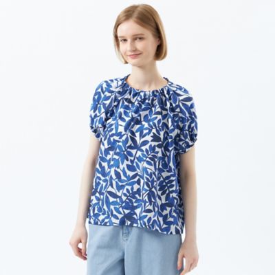 ＜MACKINTOSH PHILOSOPHY (Women)＞リーフプリントブラウス（Ｈ５Ｍ２２５６３＿＿）
