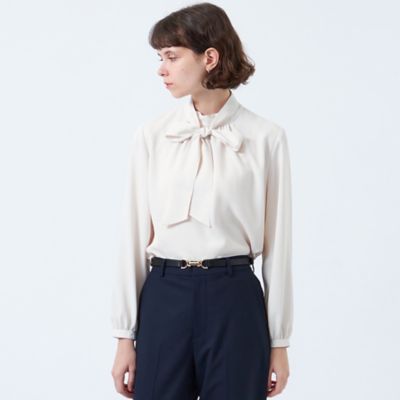 MACKINTOSH PHILOSOPHY (Women)/マッキントッシュ フィロソフィー アムンゼンボウタイブラウス（Ｈ５Ｍ２４５０９＿＿）