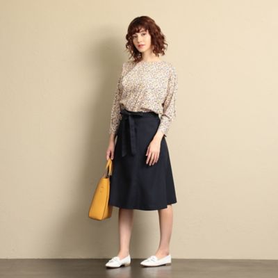 【ウォッシャブル】リバティＢＲＩＧＨＴＯＮ ＢＬＯＳＳＯＭブラウス（Ｈ５Ｍ３２１０８＿＿）