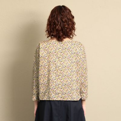 【ウォッシャブル】リバティＢＲＩＧＨＴＯＮ ＢＬＯＳＳＯＭブラウス（Ｈ５Ｍ３２１０８＿＿）