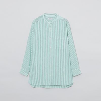 ＜MACKINTOSH PHILOSOPHY (Women)＞【ＷＥＢ＆一部店舗限定】バンドカラーレーヨンリネンチュニックシャツ（Ｈ５Ｍ９１３５１＿＿）