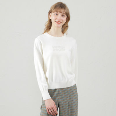 マッキントッシュフィロソフィー ニット セーター 長袖 ブラン トップス 白 レディース 38サイズ ホワイト MACKINTOSH PHILOSOPHY MACKINTOSH PHILOSOPHY - マッキントッシュフィロソフィー