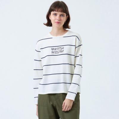 MACKINTOSH PHILOSOPHY (Women)/マッキントッシュ フィロソフィー ライティングロゴボーダーニット(H5N01551__)