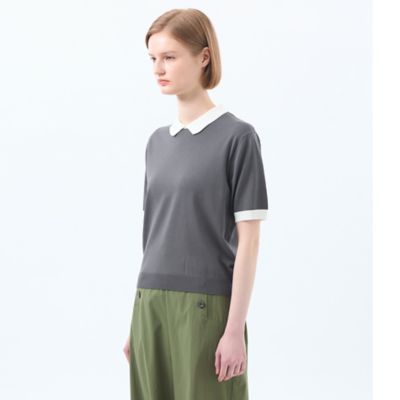 【ＷＥＢ＆一部店舗限定】バイカラーポロニット（Ｈ５Ｎ０１５９８＿＿）