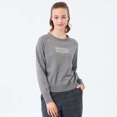 MACKINTOSH PHILOSOPHY (Women)/マッキントッシュ フィロソフィー ライティングロゴニット(H5N01602__) グレー06L トップス【三越伊勢丹/公式】