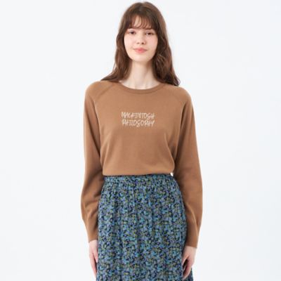 MACKINTOSH PHILOSOPHY (Women)/マッキントッシュ フィロソフィー ライティングロゴニット(H5N01602__) チャ50L トップス【三越伊勢丹/公式】