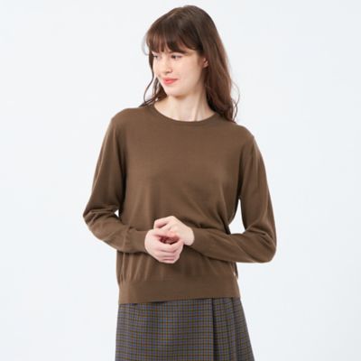 MACKINTOSH PHILOSOPHY (Women)/マッキントッシュ フィロソフィー ウォッシャブルファインウールニット(H5N01603__) チャ50L トップス【三越伊勢丹/公式】