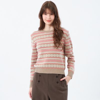 MACKINTOSH PHILOSOPHY (Women)/マッキントッシュ フィロソフィー フェアアイルウィンターニット(H5N01623__) ベージュ40L トップス【三越伊勢丹/公式】