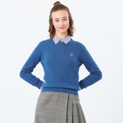 MACKINTOSH PHILOSOPHY (Women)/マッキントッシュ フィロソフィー バッキンガムベア ケーブルニット(H5N01643__) アオ25L トップス【三越伊勢丹/公式】