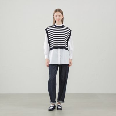 クロップドニットベスト（H5N03372＿＿） | MACKINTOSH