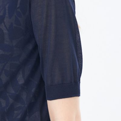 【Ｈｅａｖｅｎｌｙ　Ｓｈｅｅｒ　Ｋｎｉｔ】　ハーフスリーブカーディガン（Ｈ５Ｎ０４５２０＿＿）