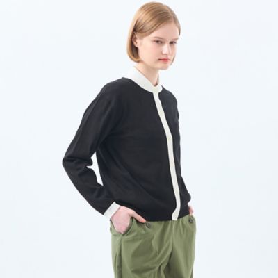 【ＷＥＢ＆一部店舗限定】バイカラーラインカーディガン（Ｈ５Ｎ０４５９８＿＿）