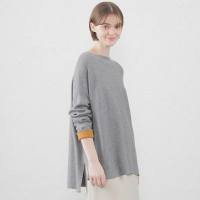 ＜MACKINTOSH PHILOSOPHY (Women)＞【ＷＥＢ限定】ボートネックバイカラーニット（Ｈ５Ｎ１１２９０＿＿）