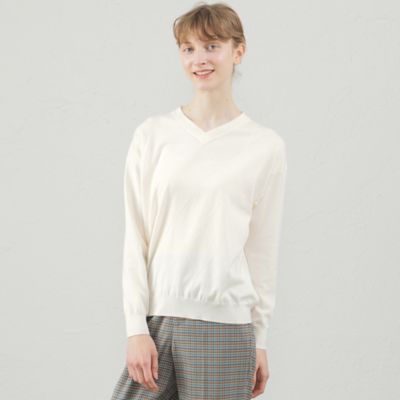 ＜MACKINTOSH PHILOSOPHY (Women)＞アーガイルＶネックニット（Ｈ５Ｎ３１４７５＿＿）
