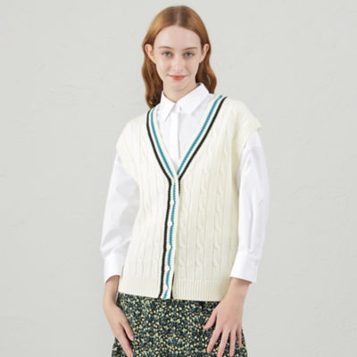 MACKINTOSH PHILOSOPHY ケーブルニットカーディガン 40 MACKINTOSH PHILOSOPHY ケーブルニットカーディガン 40