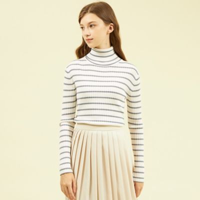 MACKINTOSH PHILOSOPHY (Women)/マッキントッシュ フィロソフィー ウォシャブルウールリブタートルニット（Ｈ５Ｎ４１４８６＿＿）