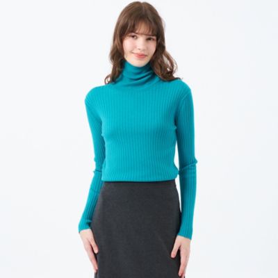 MACKINTOSH PHILOSOPHY (Women)/マッキントッシュ フィロソフィー【LEE11月号掲載/蛯原友里さん着用】ウォッシャブルファインウールタートルニット(H5N41603__) アオ25L トップス【三越伊勢丹/公式】