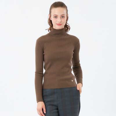 MACKINTOSH PHILOSOPHY (Women)/マッキントッシュ フィロソフィー【LEE11月号掲載/蛯原友里さん着用】ウォッシャブルファインウールタートルニット(H5N41603__) チャ50L トップス【三越伊勢丹/公式】