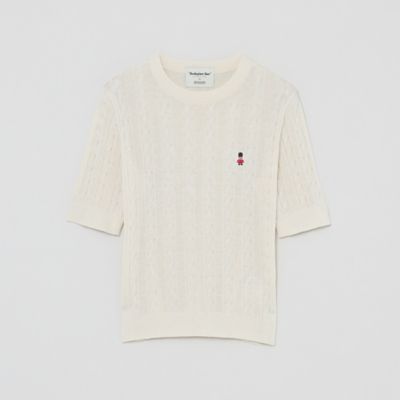 ＜MACKINTOSH PHILOSOPHY (Women)＞【ＷＥＢ＆一部店舗】バッキンガムベアケーブルハーフスリーブニット（Ｈ５Ｎ５０６９０＿＿）