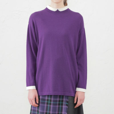 Ｃｌｅｒｉｃ Ｃｏｌｌａｒ Ｋｎｉｔ ワイドフィット（Ｈ５Ｎ５１２０６＿＿） | MACKINTOSH PHILOSOPHY  (Women)/マッキントッシュ フィロソフィー | 三越伊勢丹オンラインストア・通販【公式】