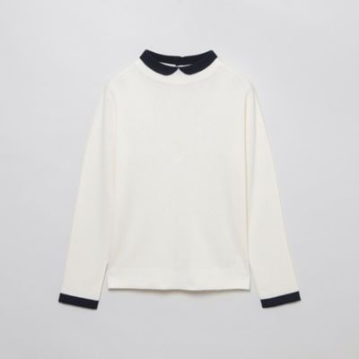 ＜MACKINTOSH PHILOSOPHY (Women)＞Ｃｌｅｒｉｃ　Ｃｏｌｌａｒ　Ｋｎｉｔ　ロングスリーブ（Ｈ５Ｎ５１４１１＿＿）