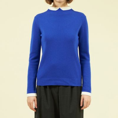 Ｃｌｅｒｉｃ　Ｃｏｌｌａｒ　Ｋｎｉｔ　ロングスリーブ（Ｈ５Ｎ５１４１１＿＿）