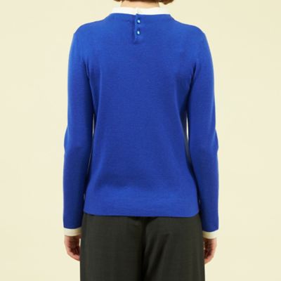 Ｃｌｅｒｉｃ　Ｃｏｌｌａｒ　Ｋｎｉｔ　ロングスリーブ（Ｈ５Ｎ５１４１１＿＿）