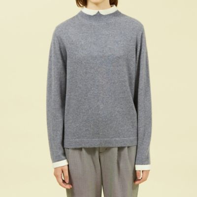 Ｃｌｅｒｉｃ　Ｃｏｌｌａｒ　Ｋｎｉｔ　カシミヤ（Ｈ５Ｎ５１４２１＿＿）