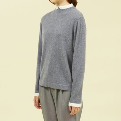 Ｃｌｅｒｉｃ　Ｃｏｌｌａｒ　Ｋｎｉｔ　カシミヤ（Ｈ５Ｎ５１４２１＿＿）