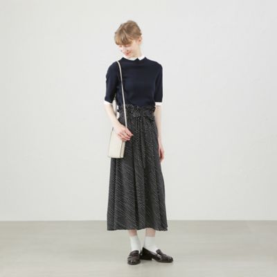 Ｃｌｅｒｉｃ　Ｃｏｌｌａｒ　Ｋｎｉｔ半袖（Ｈ５Ｎ５２４５５＿＿）