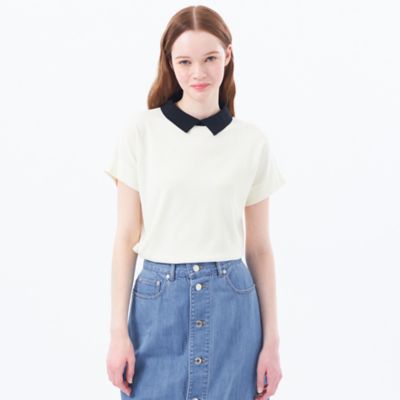 MACKINTOSH PHILOSOPHY (Women)/マッキントッシュ フィロソフィー 【Bicolor Knit Polo(バイカラーニットポロ)】ハーフスリーブ(H5N52511__)