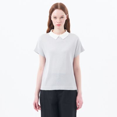 【Ｂｉｃｏｌｏｒ　Ｋｎｉｔ　Ｐｏｌｏ（バイカラーニットポロ）】ハーフスリーブ（Ｈ５Ｎ５２５１１＿＿）