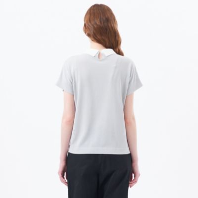 【Ｂｉｃｏｌｏｒ　Ｋｎｉｔ　Ｐｏｌｏ（バイカラーニットポロ）】ハーフスリーブ（Ｈ５Ｎ５２５１１＿＿）