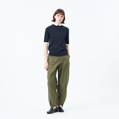 【２０２５年春夏モデル】Ｃｌｅｒｉｃ　Ｃｏｌｌａｒ　Ｋｎｉｔ　ハーフスリーブ（Ｈ５Ｎ５２５７０＿＿）