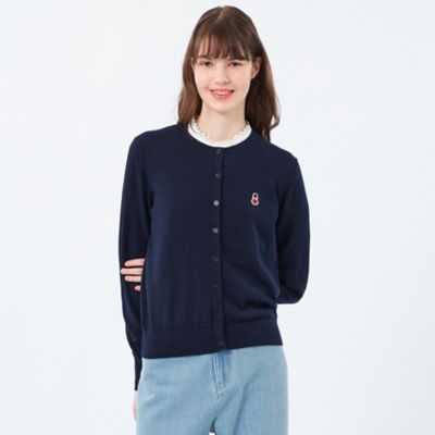 【SALE】MACKINTOSH PHILOSOPHY (Women)/マッキントッシュ フィロソフィー【WEB & 一部店舗限定】バッキンガムベア ワッペンニットカーディガン(H5N56695__) アオ29L トップス【三越伊勢丹/公式】