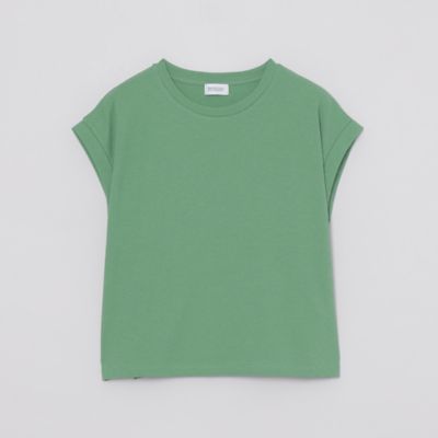 マッキントッシュフィロソフィー ニット トップス 後ろリボン 長袖 クルーネック レディース 38サイズ 緑 MACKINTOSH PHILOSOPHY フラッフィーニット クルーネック長袖(トップス)｜MACKINTOSH