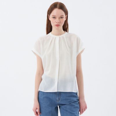 ＜MACKINTOSH PHILOSOPHY (Women)＞ドレープローンコンビブラウス（Ｈ５Ｐ１８５３５＿＿）