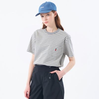 ＜MACKINTOSH PHILOSOPHY (Women)＞バッキンガムベア　バスクボーダーポケットＴ（Ｈ５Ｐ７６５４７＿＿）