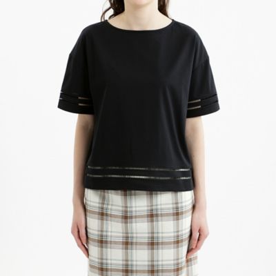 【マッキントッシュ フィロソフィー】ハシゴレースジャージープルオーバー 黒 現行 マッキントッシュ フィロソフィー MACKINTOSH PHILOSOPHY 【WEB