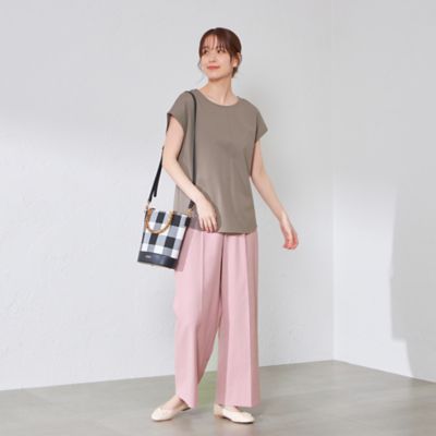 マッキントッシュ フィロソフィー MACKINTOSH PHILOSOPHY カットソー ブラウス フレンチスリーブ 切替 レディース 38 正規品 店舗限定】バックスリットフレンチスリーブカットソー