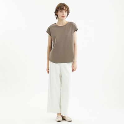マッキントッシュ フィロソフィー MACKINTOSH PHILOSOPHY カットソー ブラウス フレンチスリーブ 切替 レディース 38 正規品 ピンタックフレンチスリーブブラウス(トップス)｜MACKINTOSH