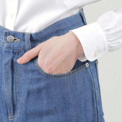 コットンリネンデニムパンツ（Ｈ５Ｒ０１３０２＿＿）