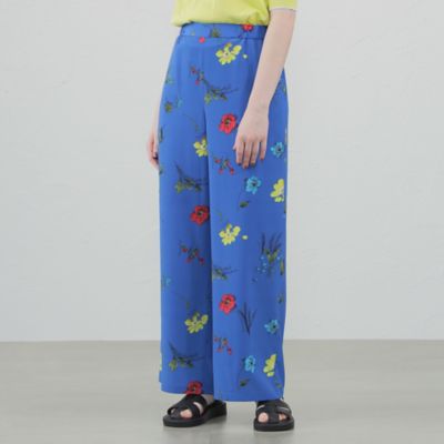 ボタニカルプリントワイドパンツ（H5R08334＿＿