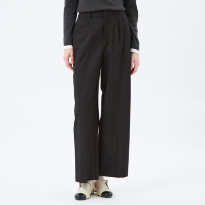 MACKINTOSH PHILOSOPHY (Women)/マッキントッシュ フィロソフィー【LEE11月号掲載/蛯原友里さん着用】WARM TWILL ワイドパンツ(H5R09654__) クロ09L パンツ・ズボン【三越伊勢丹/公式】