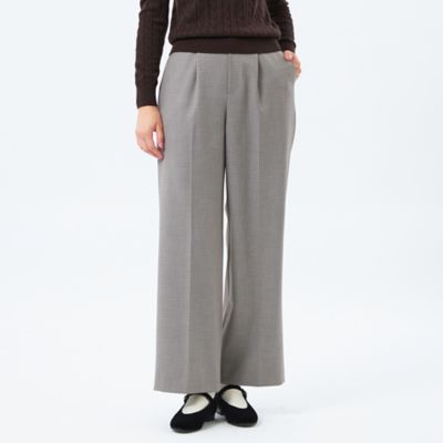 MACKINTOSH PHILOSOPHY (Women)/マッキントッシュ フィロソフィー【LEE11月号掲載/蛯原友里さん着用】WARM TWILL ワイドパンツ(H5R09654__) ベージュ40L パンツ・ズボン【三越伊勢丹/公式】